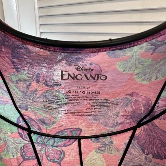 Girls Disney Encanto Floral Dress - Picture 2 of 3